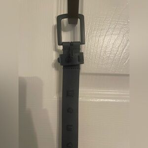 J. Crew Navy Leather Belt